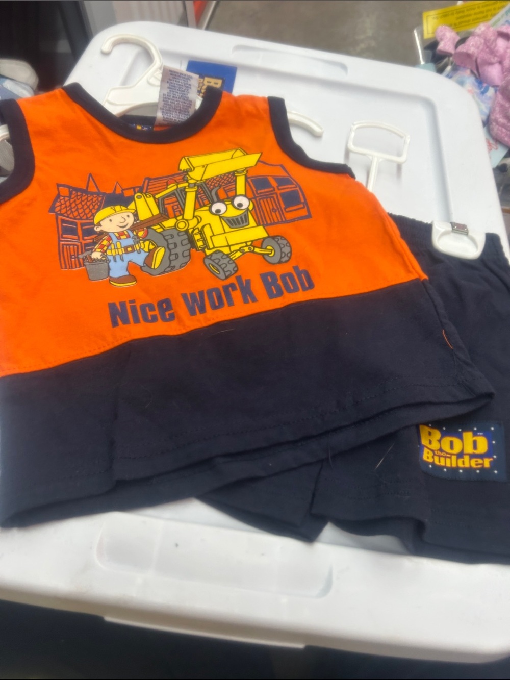 NWT Sz 2t Bob the builder shortset vintage